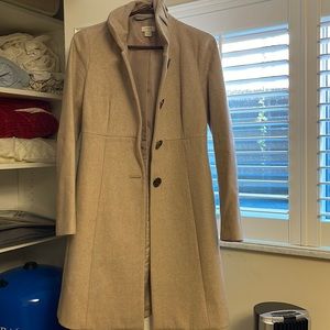 J Crew Beige Dress Coat